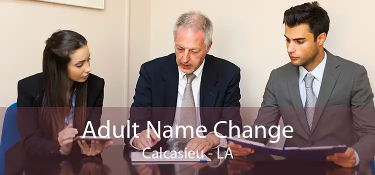  Adult Name Change Calcasieu - LA