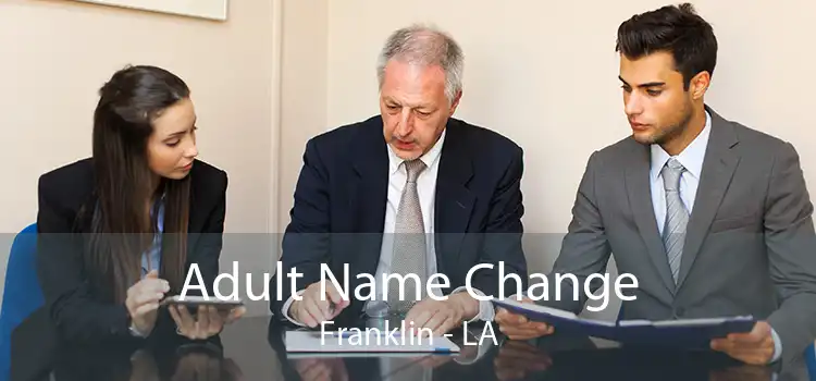  Adult Name Change Franklin - LA