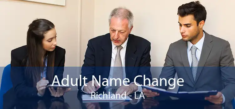  Adult Name Change Richland - LA