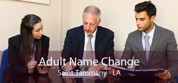Adult Name Change Saint Tammany - LA