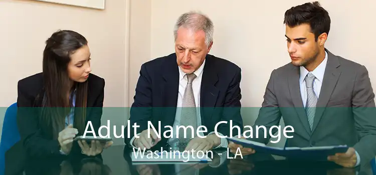 Adult Name Change Washington - LA