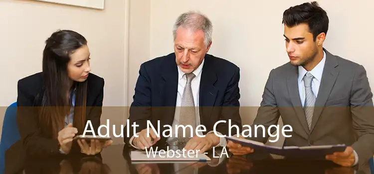 Adult Name Change Webster - LA