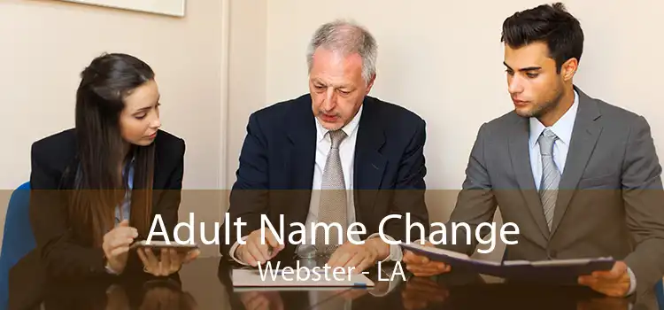  Adult Name Change Webster - LA