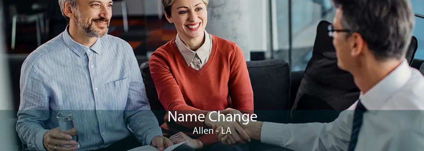  Name Change Allen - LA