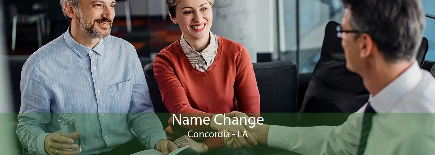  Name Change Concordia - LA