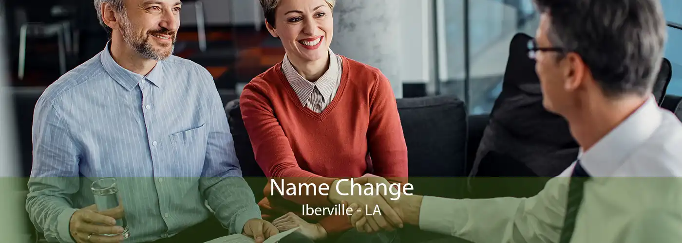 Name Change Iberville - LA