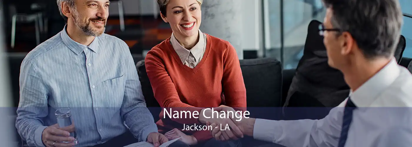  Name Change Jackson - LA
