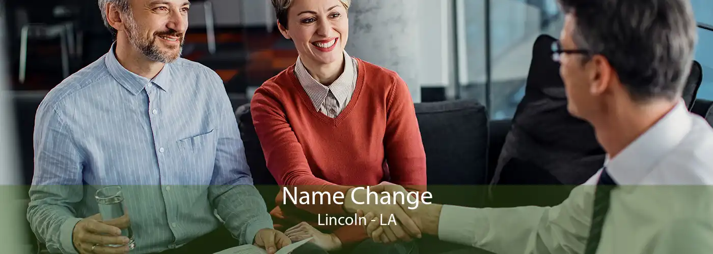  Name Change Lincoln - LA