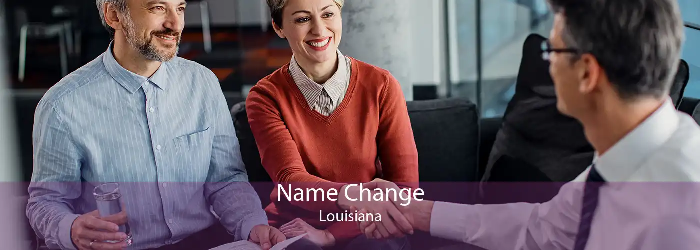Name Change Louisiana