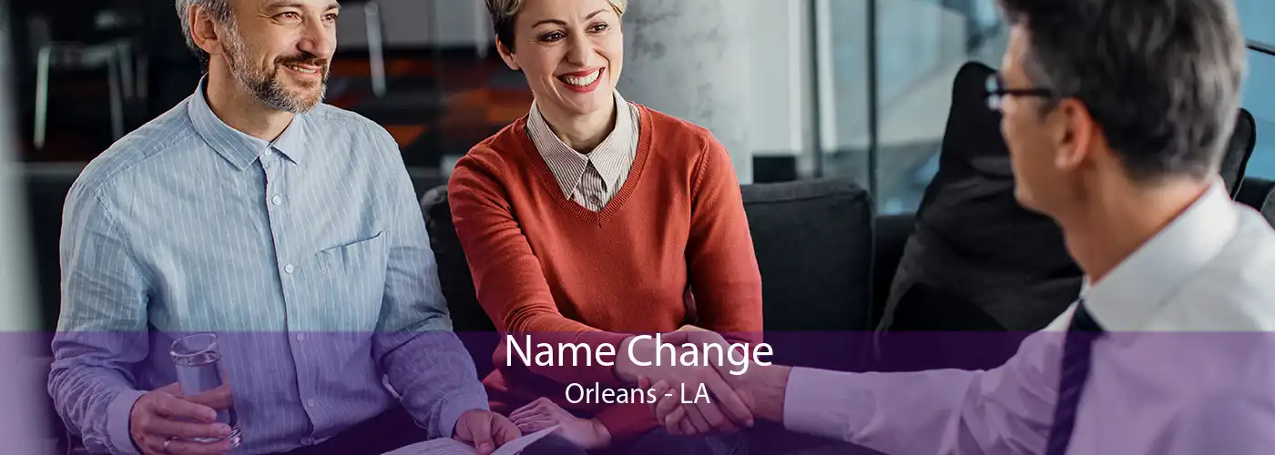  Name Change Orleans - LA