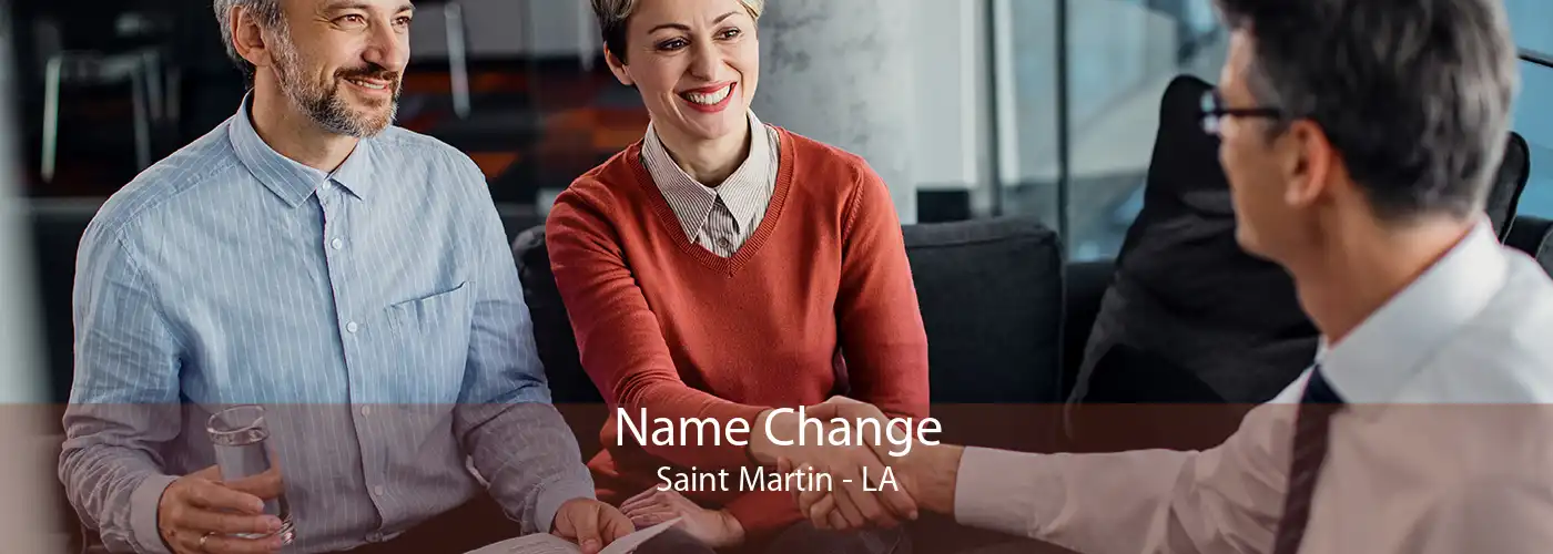  Name Change Saint Martin - LA