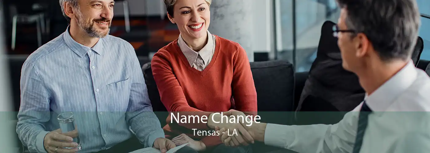Name Change Tensas - LA